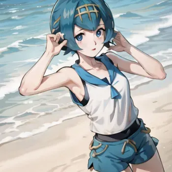 Pokemon - Lana [AI Generated] manga cover