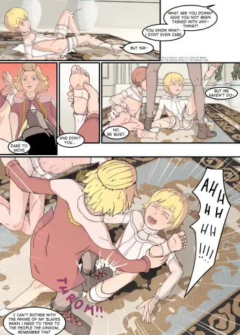 Venting stress on slave boys manga cover