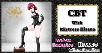 [Hisano] CBT With Misstress Hisano (Fanbox) [English] manga cover