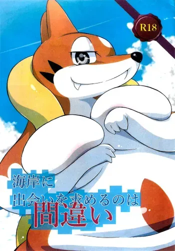 (Kemoket 4) [Two Tone Color (Korurun)] Kaigan ni Deai o Motomeru no wa Machigai (Pokémon X and Y) manga cover