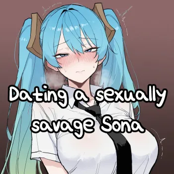 Dating a sexually savage Sona manga cover