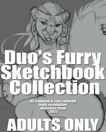 [Duo] Duo's Furry Sketchbook Collection 2021 manga cover