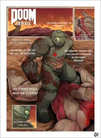 Doom: Saved Soul manga cover
