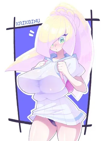 [kaikoinu] PokeGirls EX - Lillie...? (Really it's Lusamine) (Pokemon) manga cover