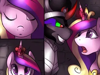 [Meggchan] Cadance x Sombra (My Little Pony: Friendship is Magic) manga cover