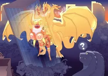 [Tentabat] Ghidorah's Acting Funny! (Godzilla) manga cover