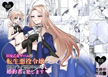 Kyojo Otome Game no Tensei Akuyaku Reijou wa Hametsu Flag Kaihi no Tame ni Konyakusha o Okashimasu | Reincarnated Otome Game Giant Villainess Ravages Her Fiancé To Avoid Triggering A Bad End Flag manga cover