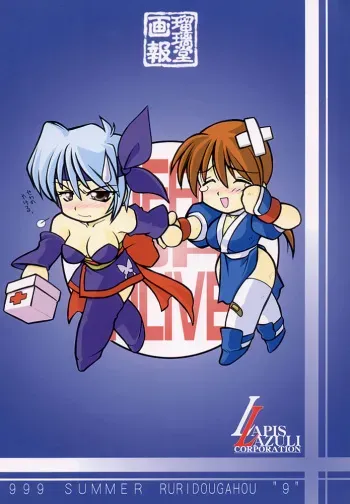 (C56) [UA Daisakusen (Harada Shoutarou)] Ruridou Gahou 9 (Dead Or Alive) manga cover