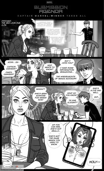 [Pegasus] Submission Agenda - Captain Marvel manga cover
