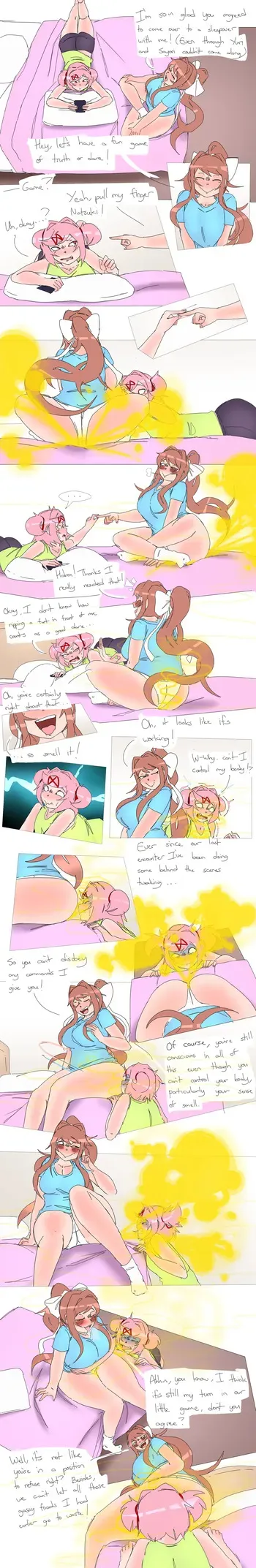 [Lazei] Monika's Truth or Dare Game manga cover