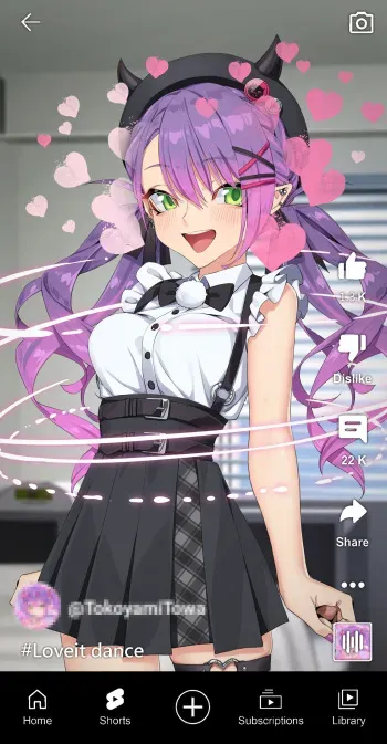 [ZHAO] Towa-sama Shorts #Loveit Dance (Tokoyami Towa) manga cover