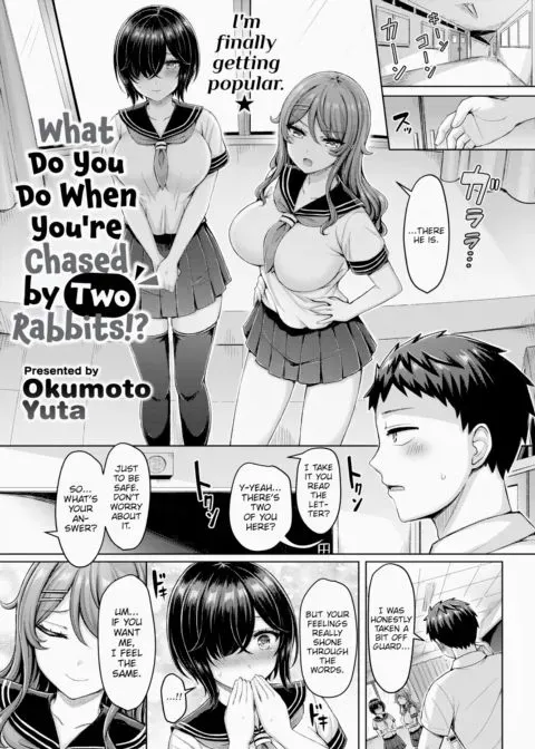 What Do You Do When You're Chased by Two Rabbits!? manga cover