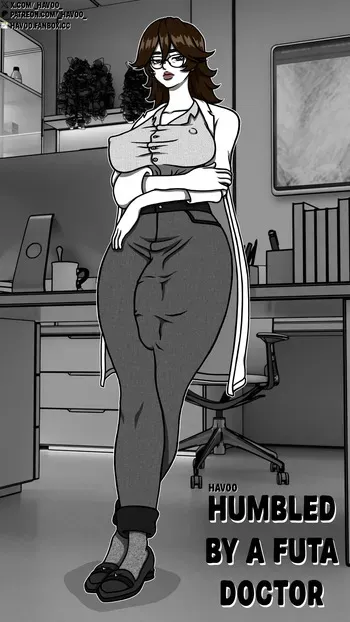 Humbled by a futa doctor manga cover