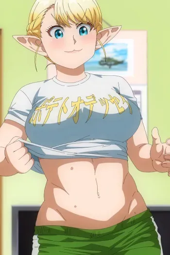 Elf-san wa Yaserarenai (Cap-7) Screenshots manga cover