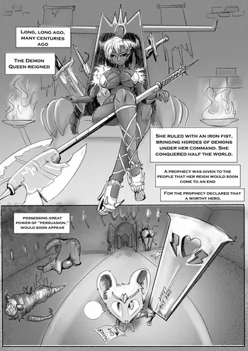 [AritaTian] The Hero Mouse and Demon Queen manga cover