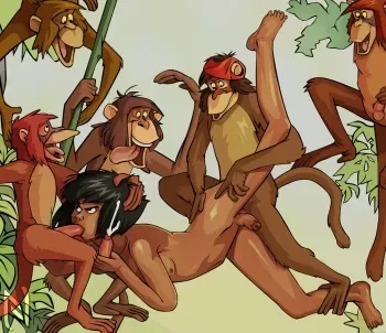 [Nearphotison] Monkeying Around All Day (The Jungle Book) manga cover