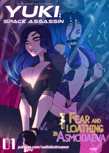 Yuki: Fear and Loathing in Asmodaeva, Issue #1 (Yuki: Space Assassin) [SkyFantasy] [Cover by @Satanya69] manga cover
