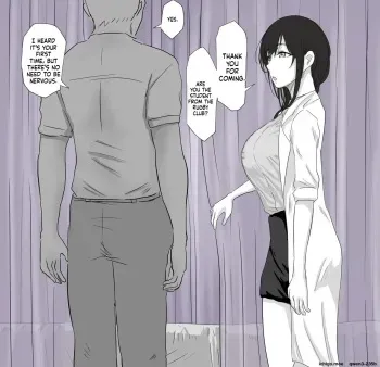 Curtain Goshi no Sensei _ 커튼 너머의 선생님 manga cover