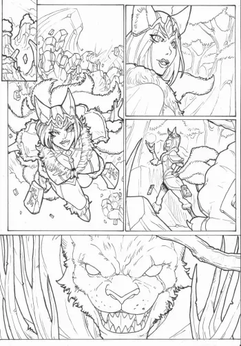 [MAD-project] NightHunter (League of Legends) WIP manga cover