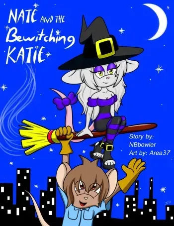 [Area37] Nate and the Bewitching Katie manga cover