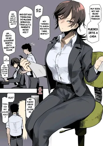 [Okyou] Ookii OL Onee-san no Manga｜La Dama de Oficina Privada de Sueño [Spanish] [JFairy Traslate] [Colorized] manga cover