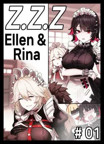 Z.Z.Z Gravure #01: Ellen & Rina manga cover