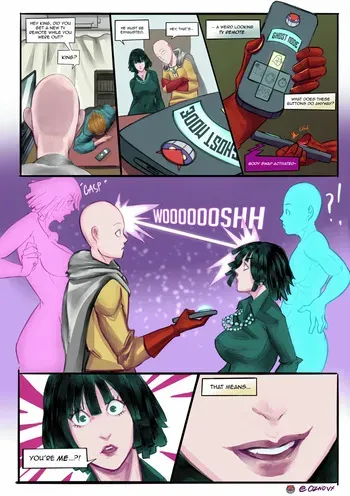 [TSFSingularity (Oznovx)] Saitama & the Universal Remote! (One Punch Man) manga cover