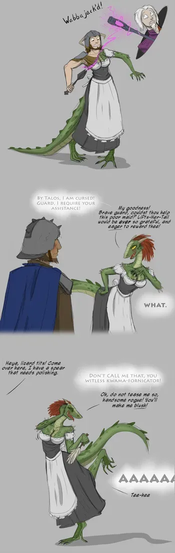 [Valsalia] Lusty Argonian Maid'd [Ongoing] manga cover