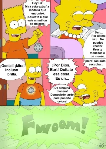Simpsons xxx - Cambio de sexo manga cover