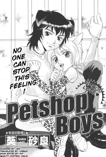 Petshop Boys manga cover