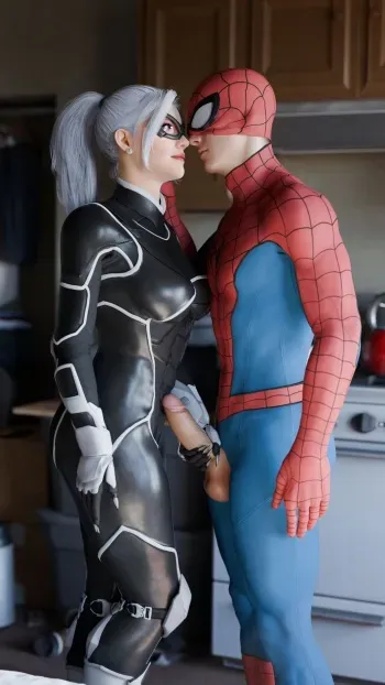 [r34noob] Peter x Felicia (Spider-Man PS4) manga cover