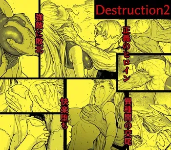 Destruction 2: The Complete Fall of the Defeated Heroine manga cover