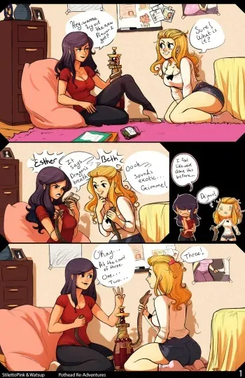 [StilettoPink, Watsup] Pothead Readventures manga cover