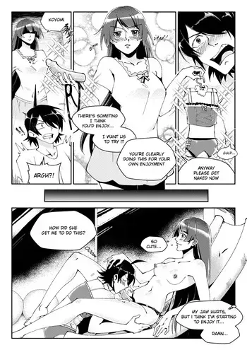 [Clearlite] 〜 Koyomi Strap-on 〜 (Bakemonogatari) [English] manga cover
