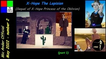 Annasophia Robb as X-Hope The Lapisian - number 2 part 1-2 manga cover