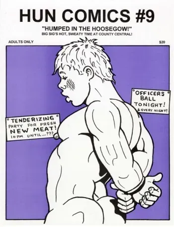 [The Hun] #9 Humped in the Hoosegow manga cover