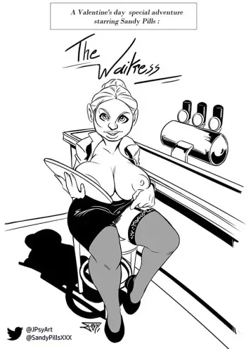 The Waitress - Valentine's day special manga cover