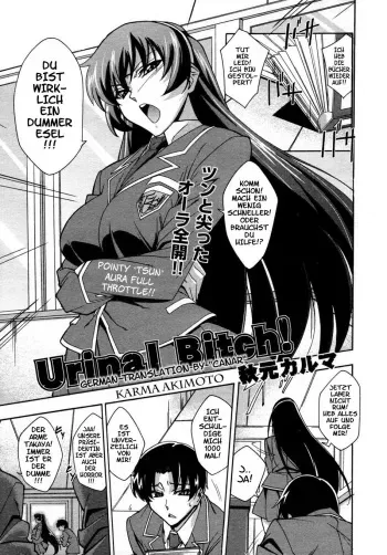 [Akimoto Karma] Urinal Bitch! (COMIC Aun 2009-04) [German] [Canar] [Decensored] manga cover