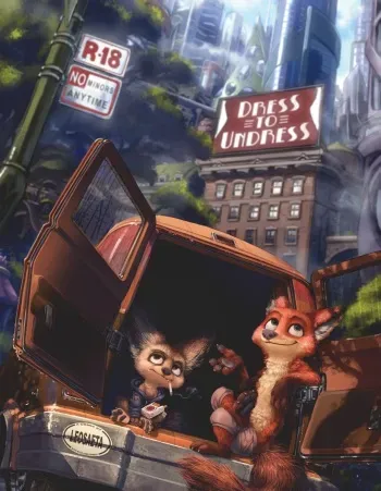 [Seth Iova] Dress To Undress (Zootopia) [in progress] manga cover