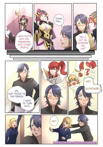 [PegasusTGTF] Alfonse into Sharena and Anna manga cover