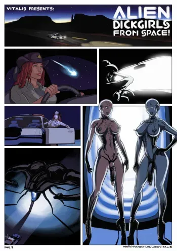 [Vitalis] Alien Dickgirls From Space manga cover