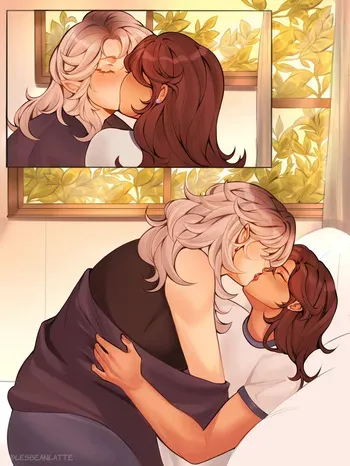 [Lesbeanlatte] Let her in (OC) manga cover
