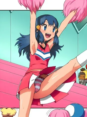 Dawn Cheerleader and Maid dress manga cover