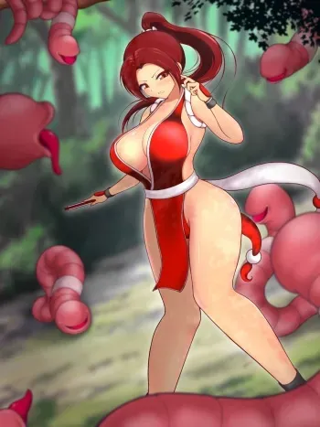 [Izumi] Oomimizu no Mure ni Kakomareru Kunoichi (King of Fighters) manga cover
