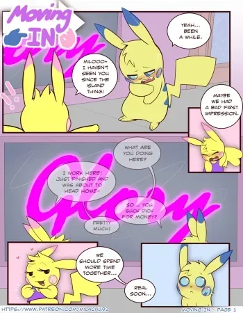 Moving in (Pokemon) [Milachu92] manga cover