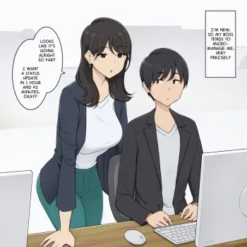 [Wakamatsu] Reitetsu Kyonyuu Onna Joushi ni Tetteiteki ni Schedule Kanri sareru Hanashi | My Cool, Large-Chested Boss Keeps Me On a Strict Schedule [English] manga cover