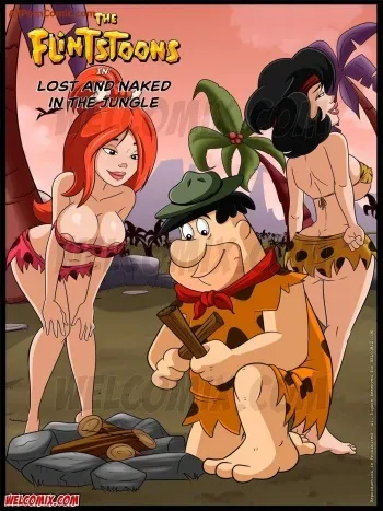 [Tufos (Croc)] The Flintstones #3: Lost and Naked in the Jungle manga cover