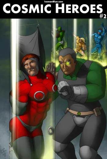 [Iceman Blue] Cosmic Heroes #2 manga cover