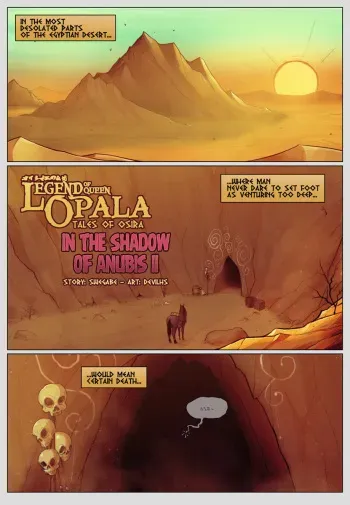 [devilhs] LoQO: In the Shadow of Anubis II (The Legend of Queen Opala) manga cover