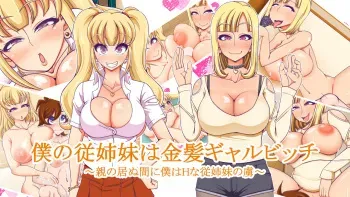 [Kaikan Algorithm (Sasaki Shinpei)] Boku no Itoko wa Kinpatsu Gal Bitch ~Oya no Inu Ma ni Boku wa H na Itoko no Toriko~ manga cover